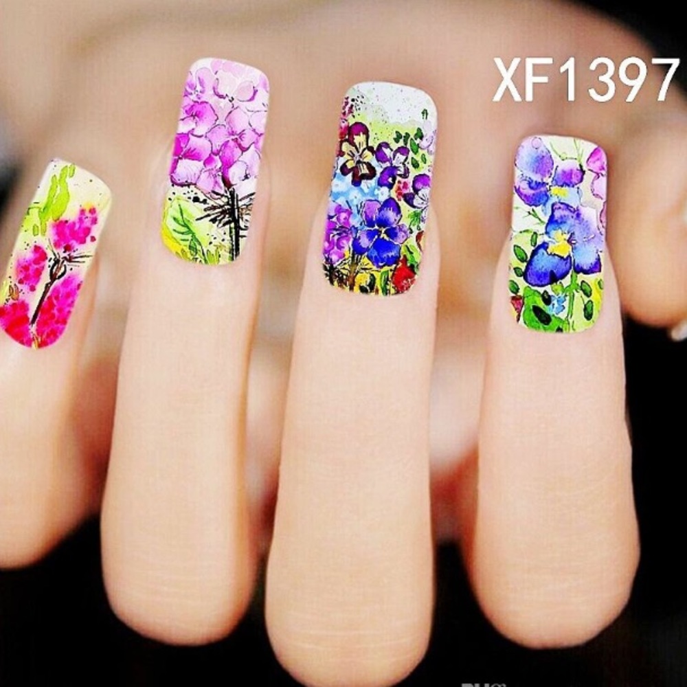 3 for $12 Nail Art Waterslide Tattoos Perfect Rose - Picture 7 of 7